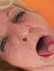 His stiff young meat penetrates her mature pussy balls deep while she rides him with lust