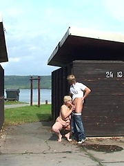 He can barely contain his desire for the naughty old slut and must fuck her hard and fast