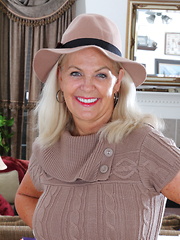 Naughty American mature lady getting ready to play